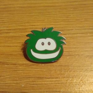 Green Club Penguin Puffle Disney Pin